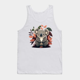 Baby Koala Sitting - Cute Tank Top